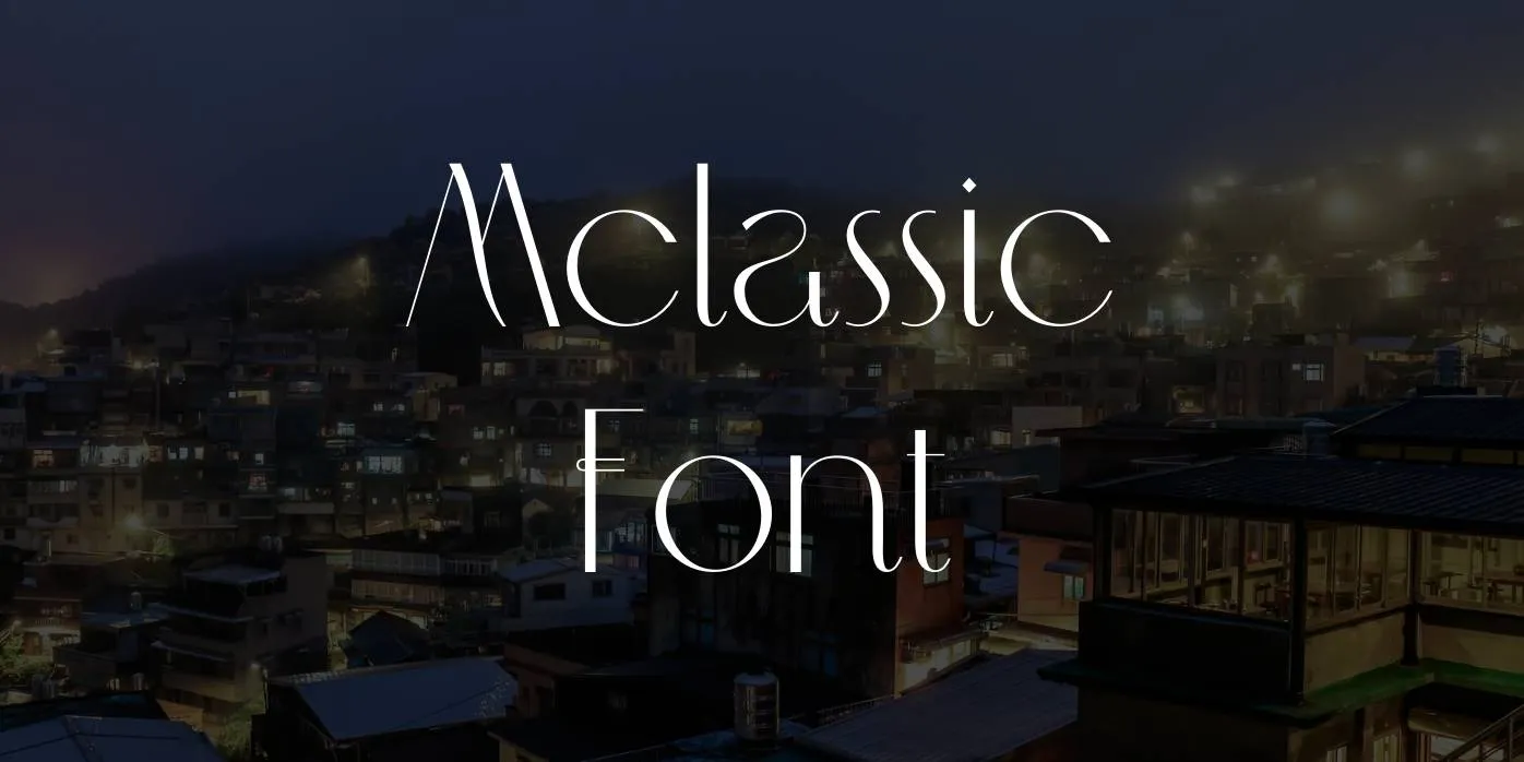 Mclassic Font Free Download