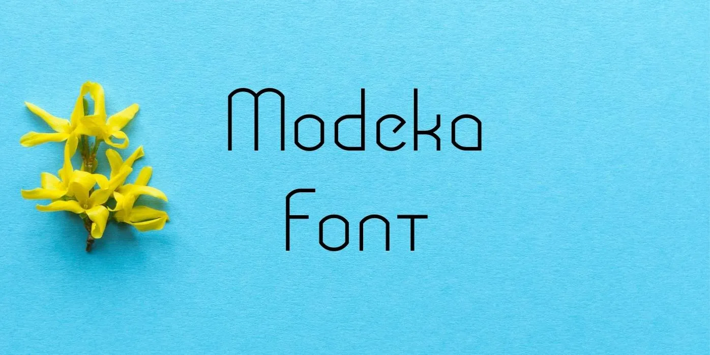 Modeka Font Free Download