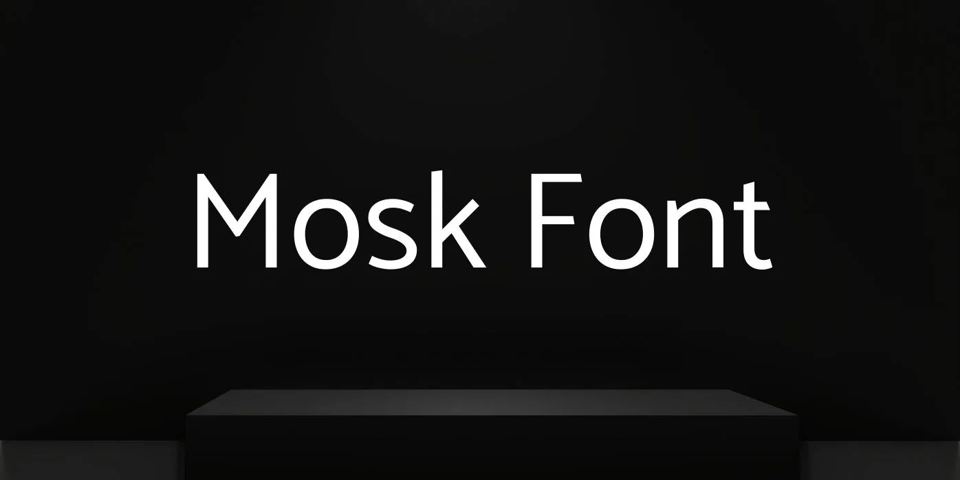 Mosk Font Free Download