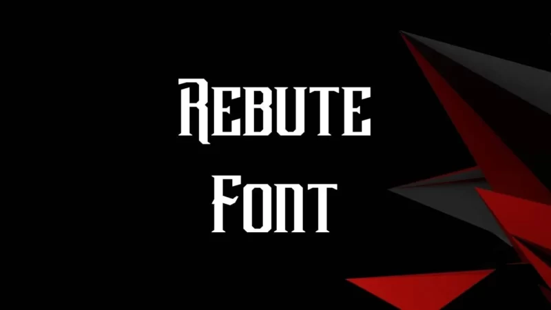 Rebute Font Free Download