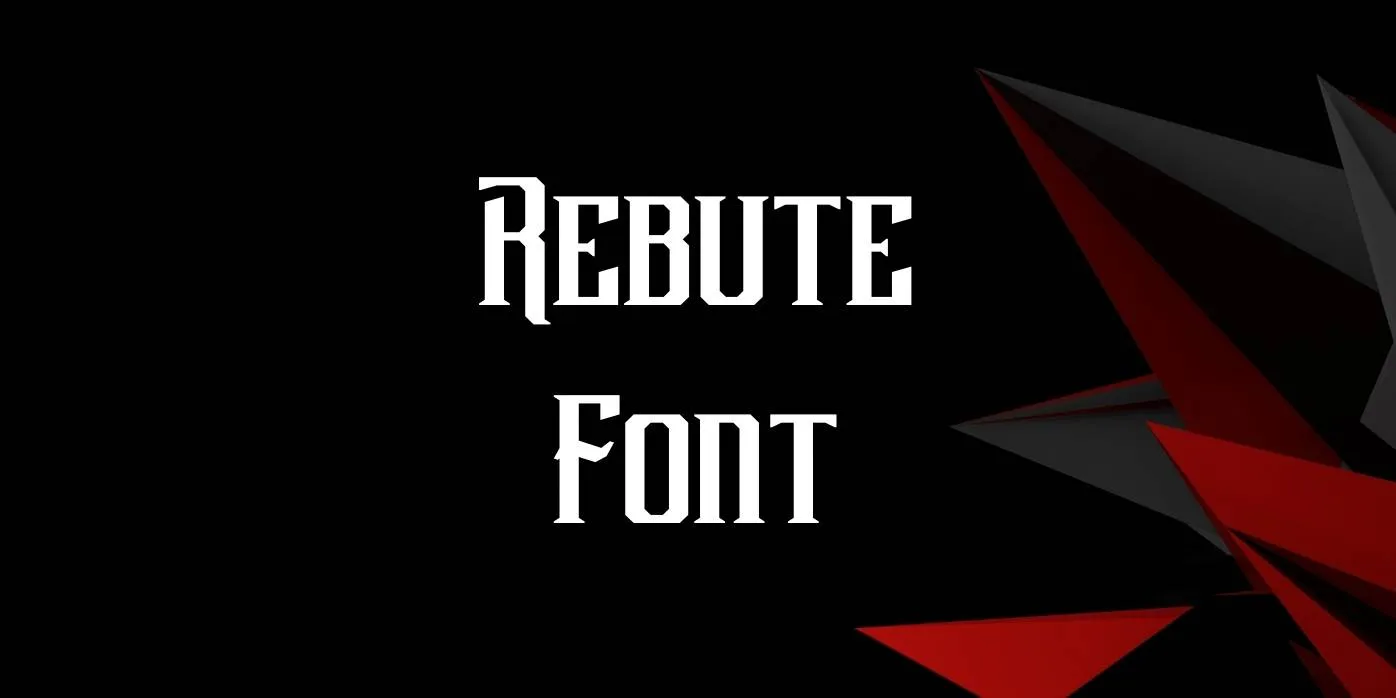 Rebute Font Free Download