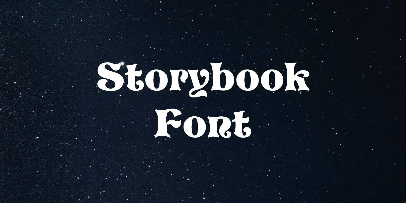 Storybook Font Free Download