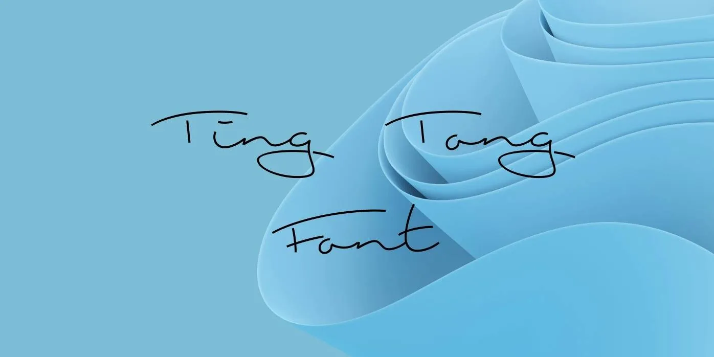 Ting Tong Font Free Download