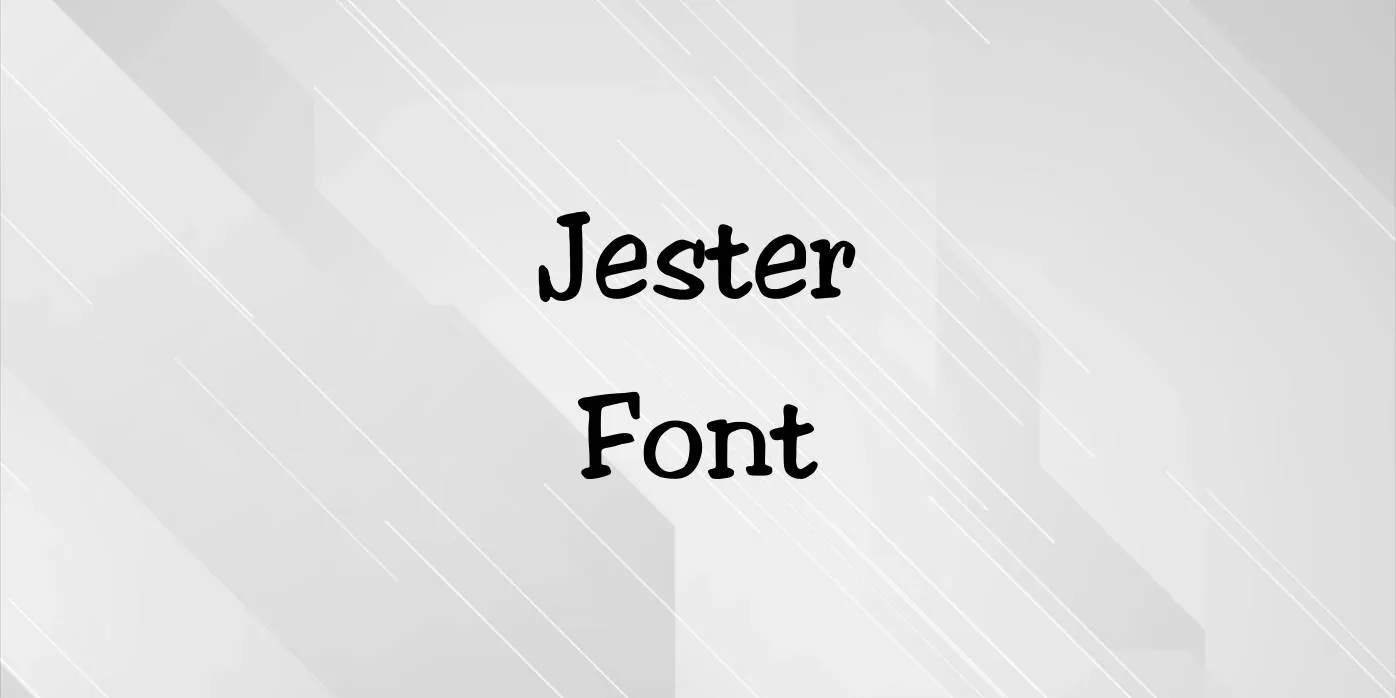 Jester Font Free Download