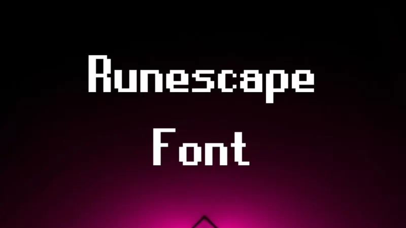 Runescape Font Free Download