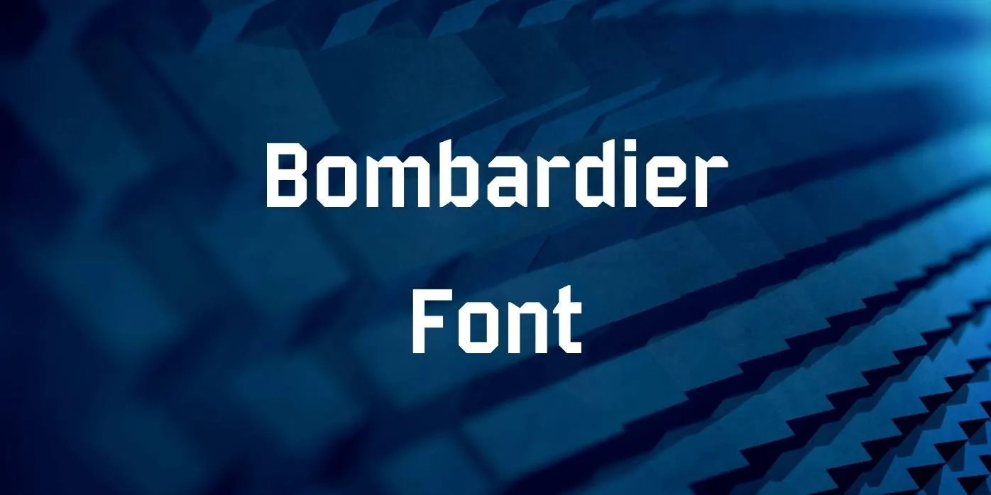 Bombardier Font Free Download