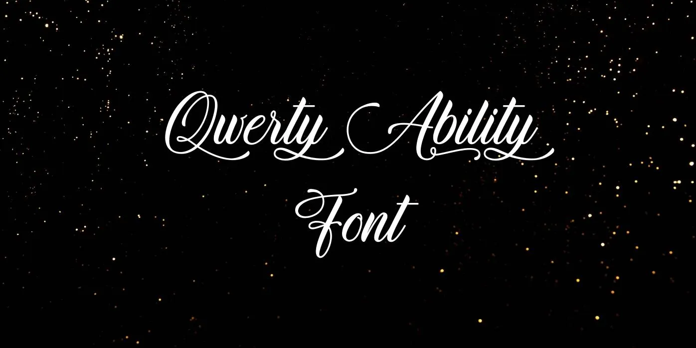 Qwerty Ability Font Free Download