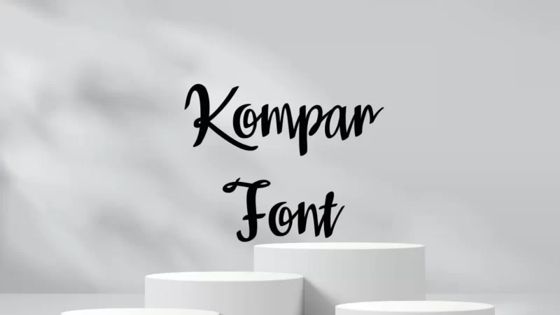 Kompar Font Free Download