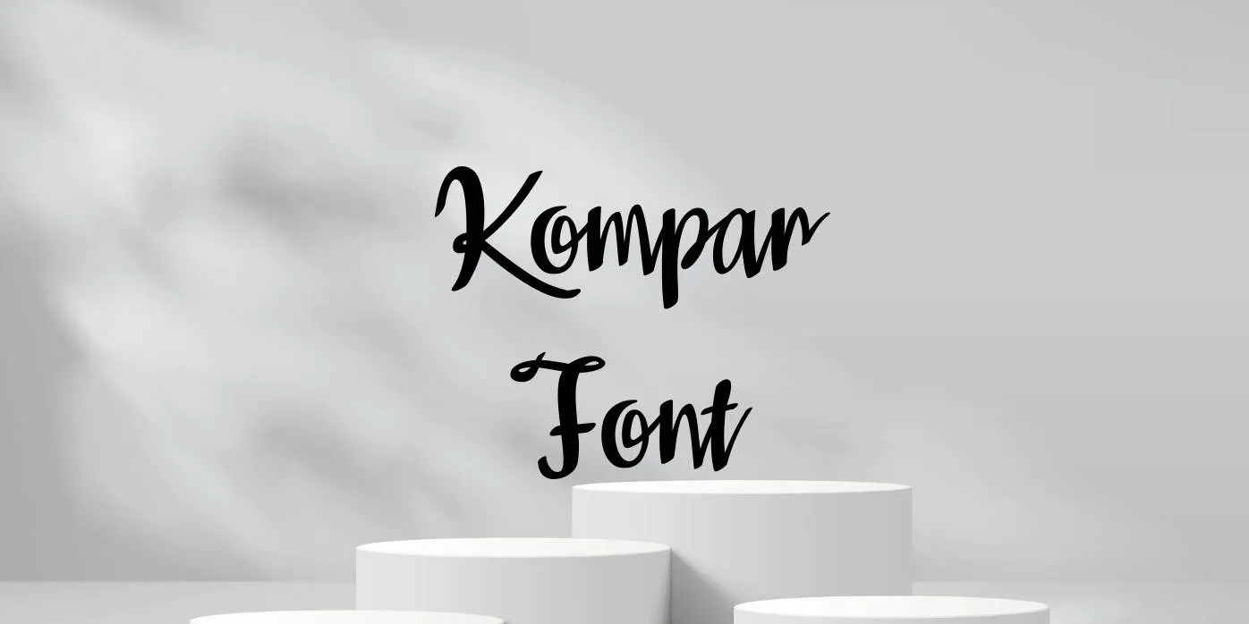 Kompar Font Free Download