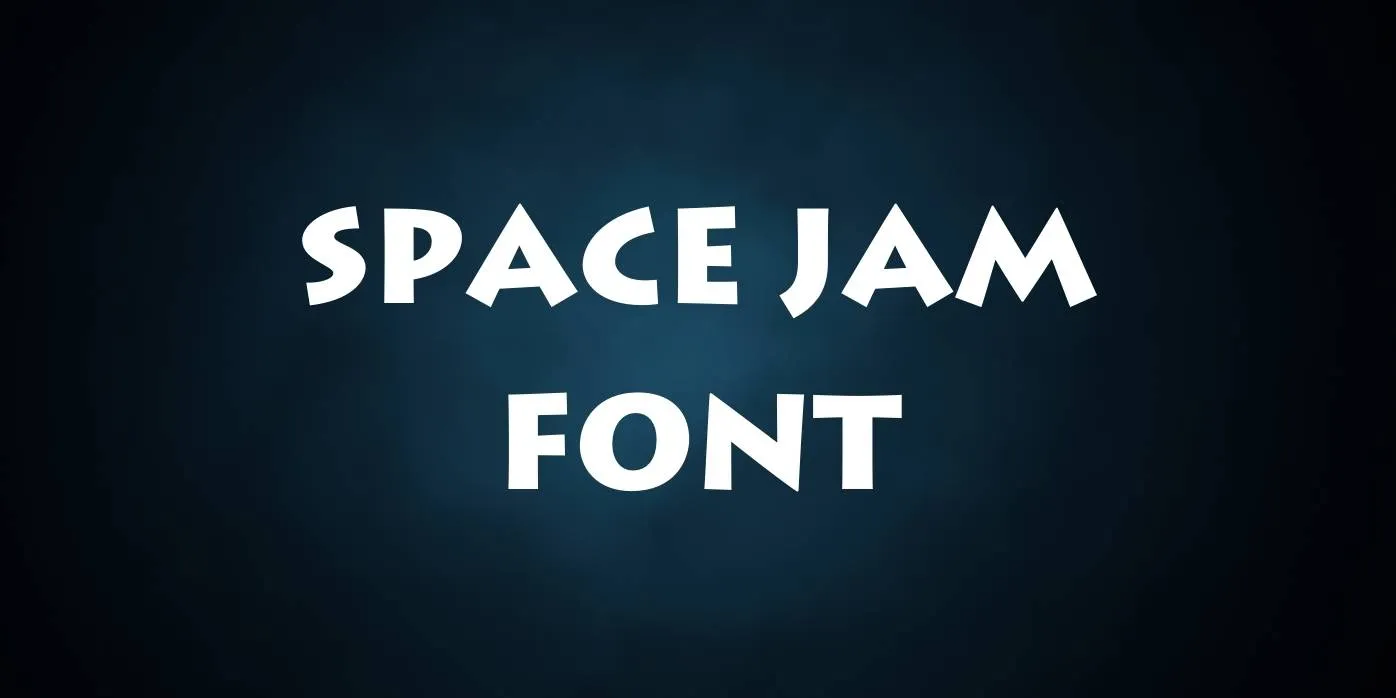 Space Jam Font Free Download