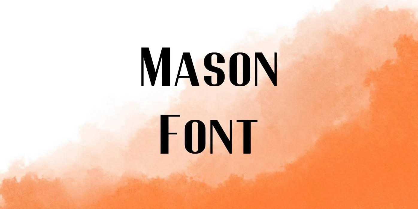 Mason Font Free Download