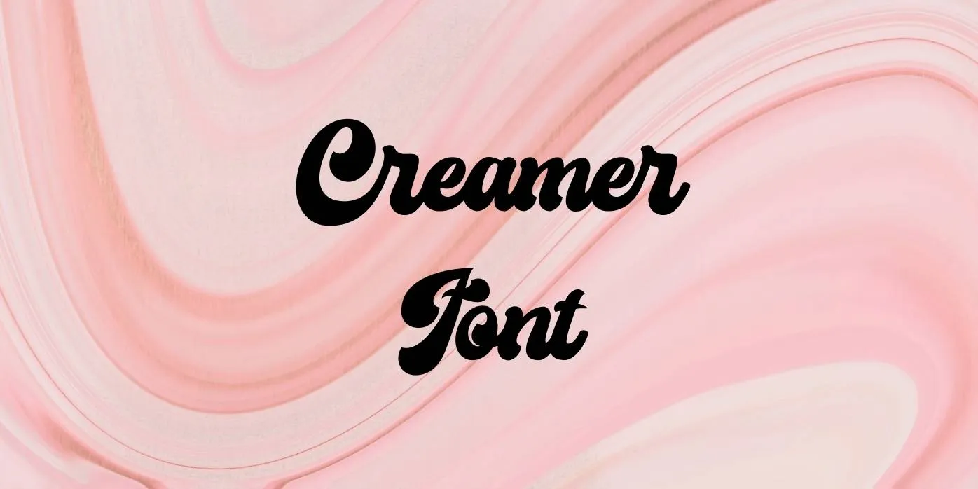 Creamer Font Free Download