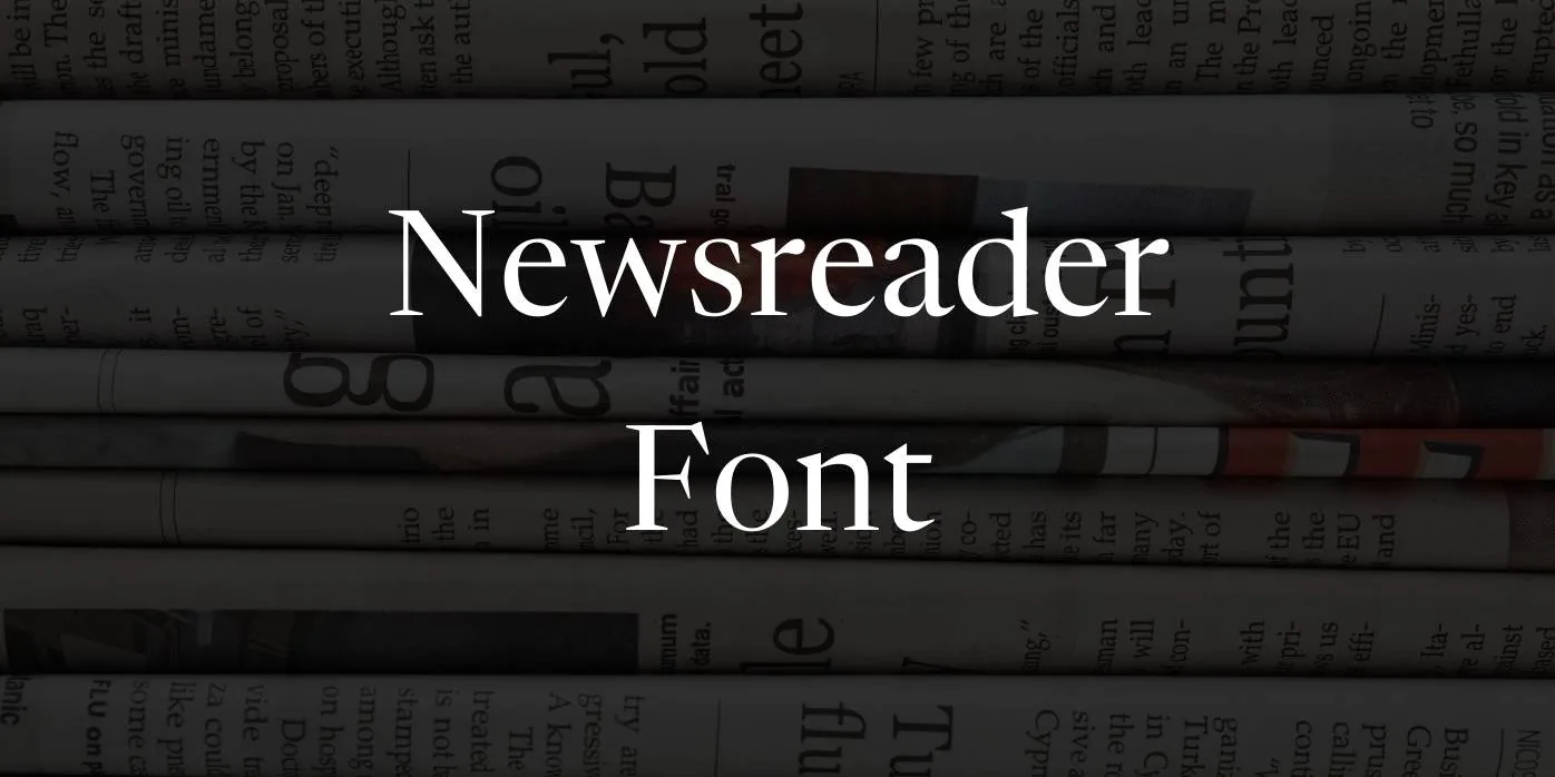 Newsreader Font Free Download