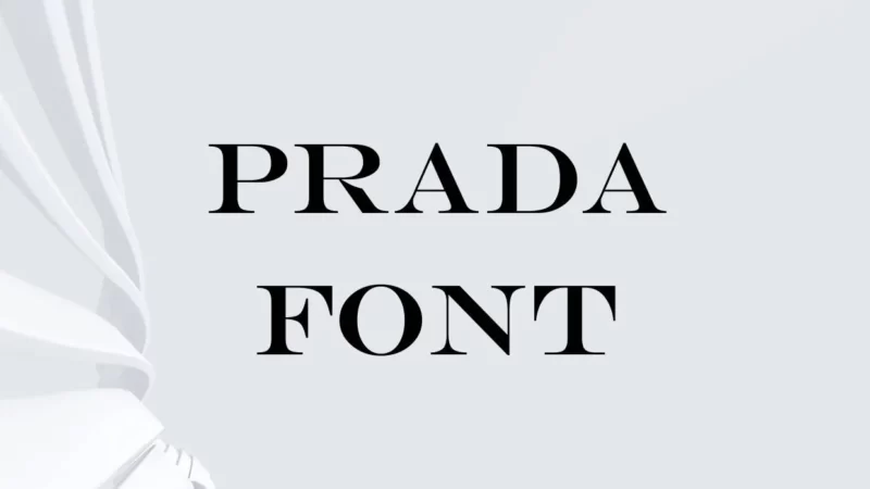 Prada Font Free Download