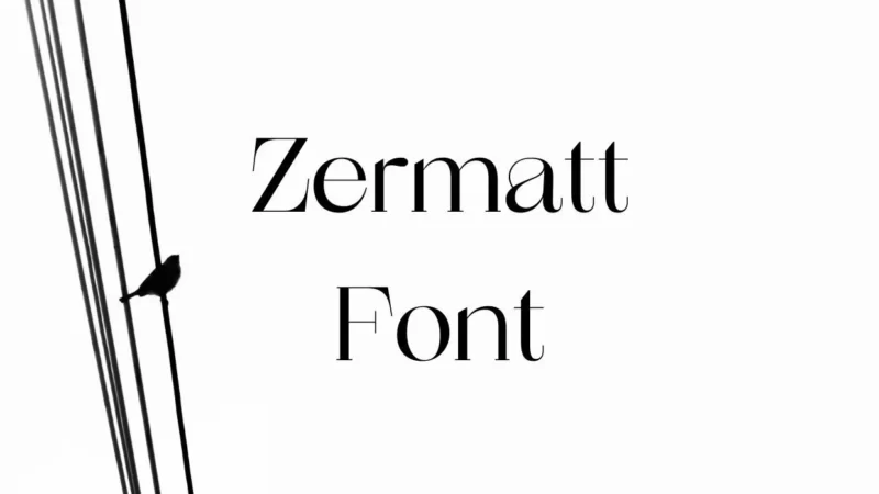 Zermatt Font Free Download