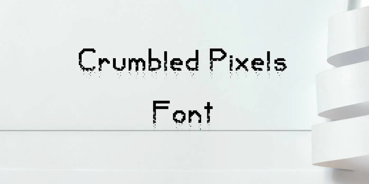 Crumbled Pixels Font Free Download