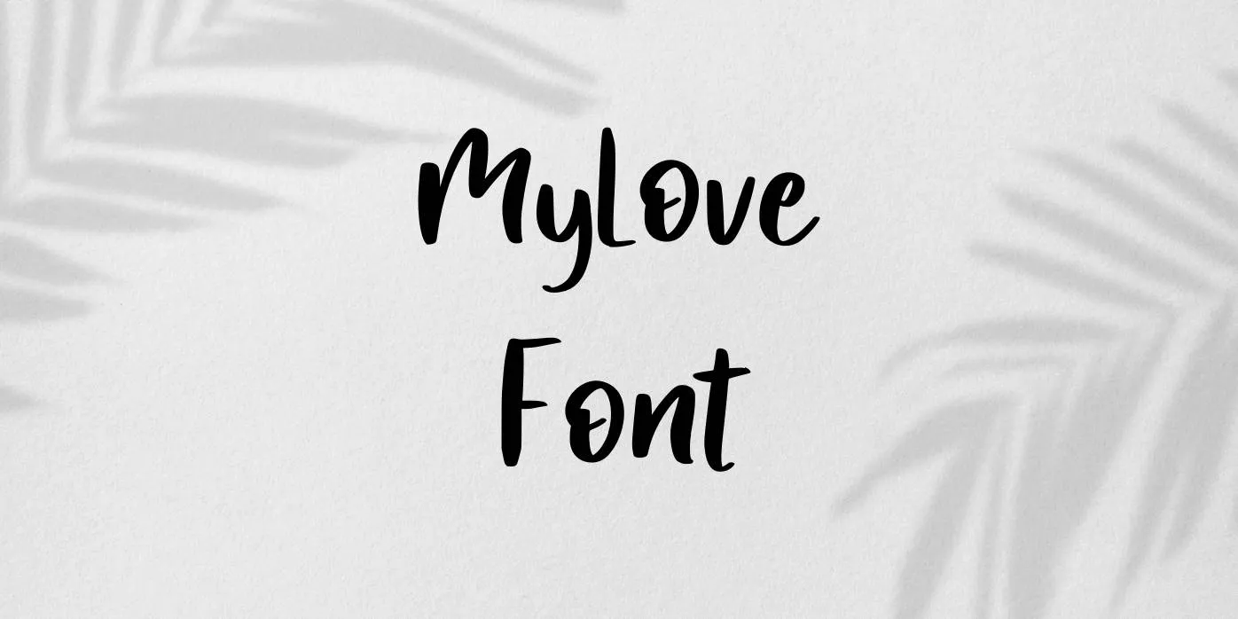 MyLove Font Free Download