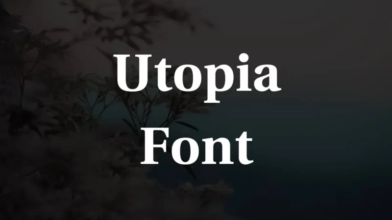 Utopia Font Free Download