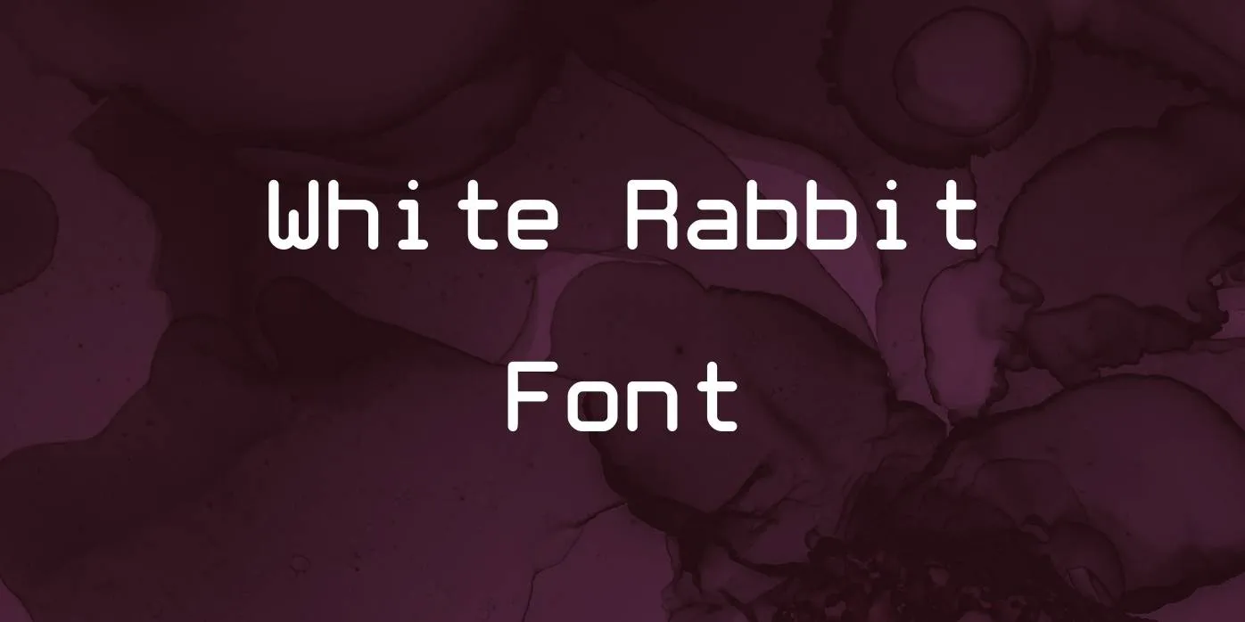 White Rabbit Font Free Download