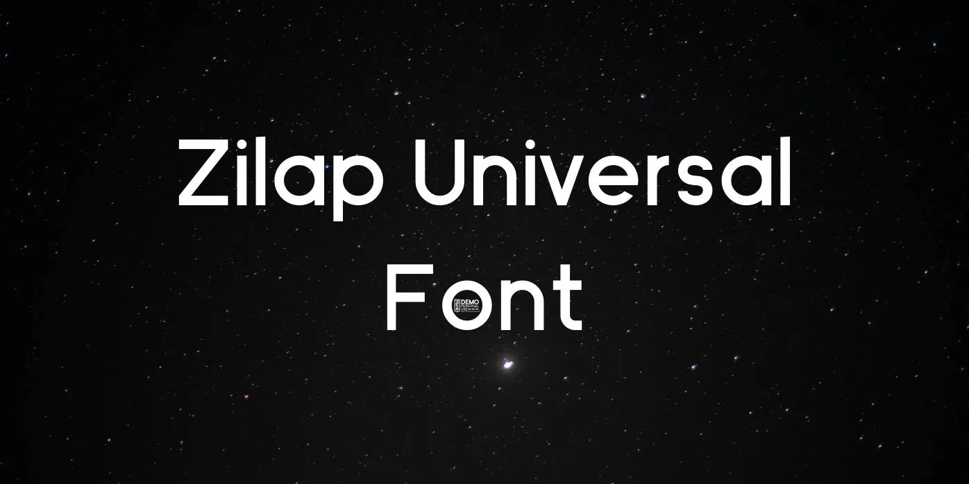 Zilap Universal Font Free Download