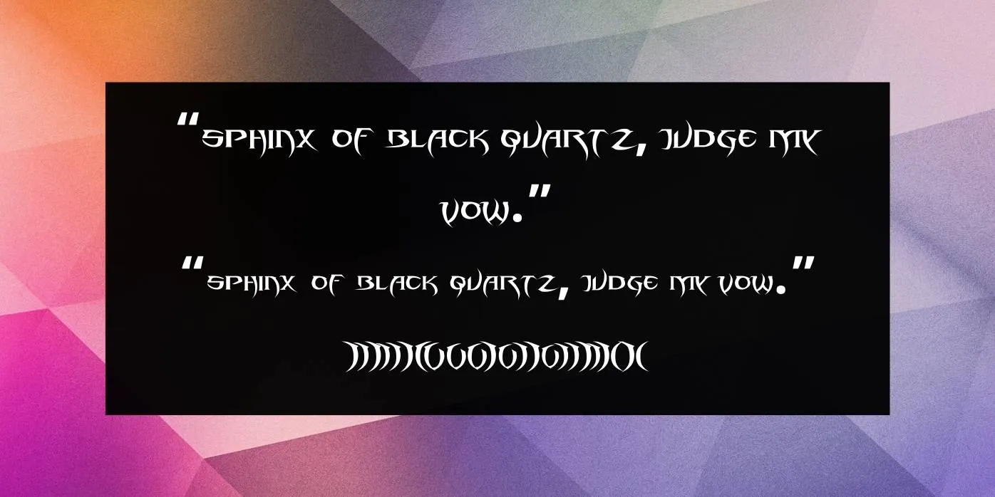 Blade 2 Font