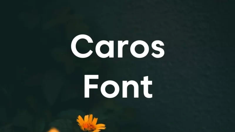 Caros Font Free Download