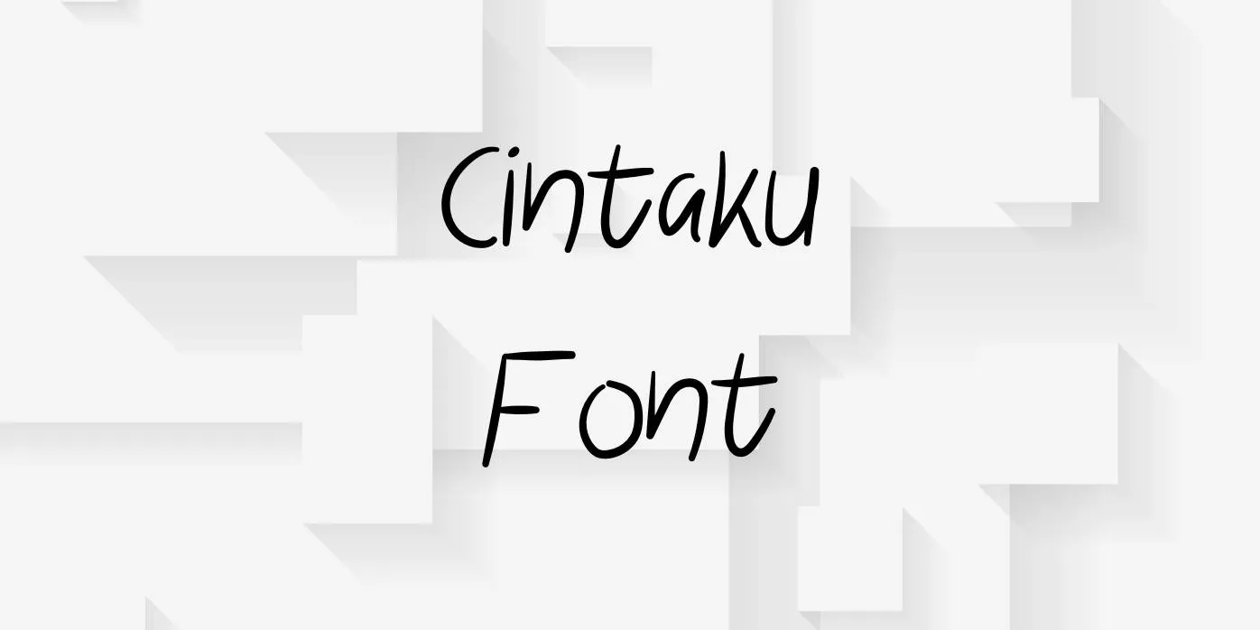 Cintaku Font Free Download