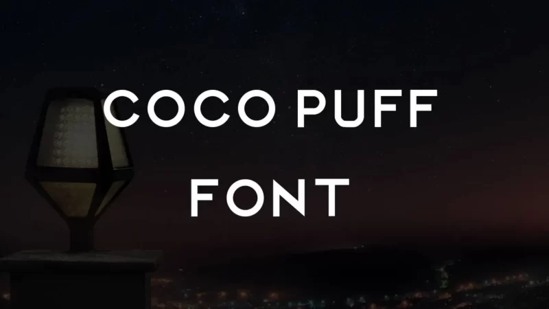 Coco Puff Font Free Download