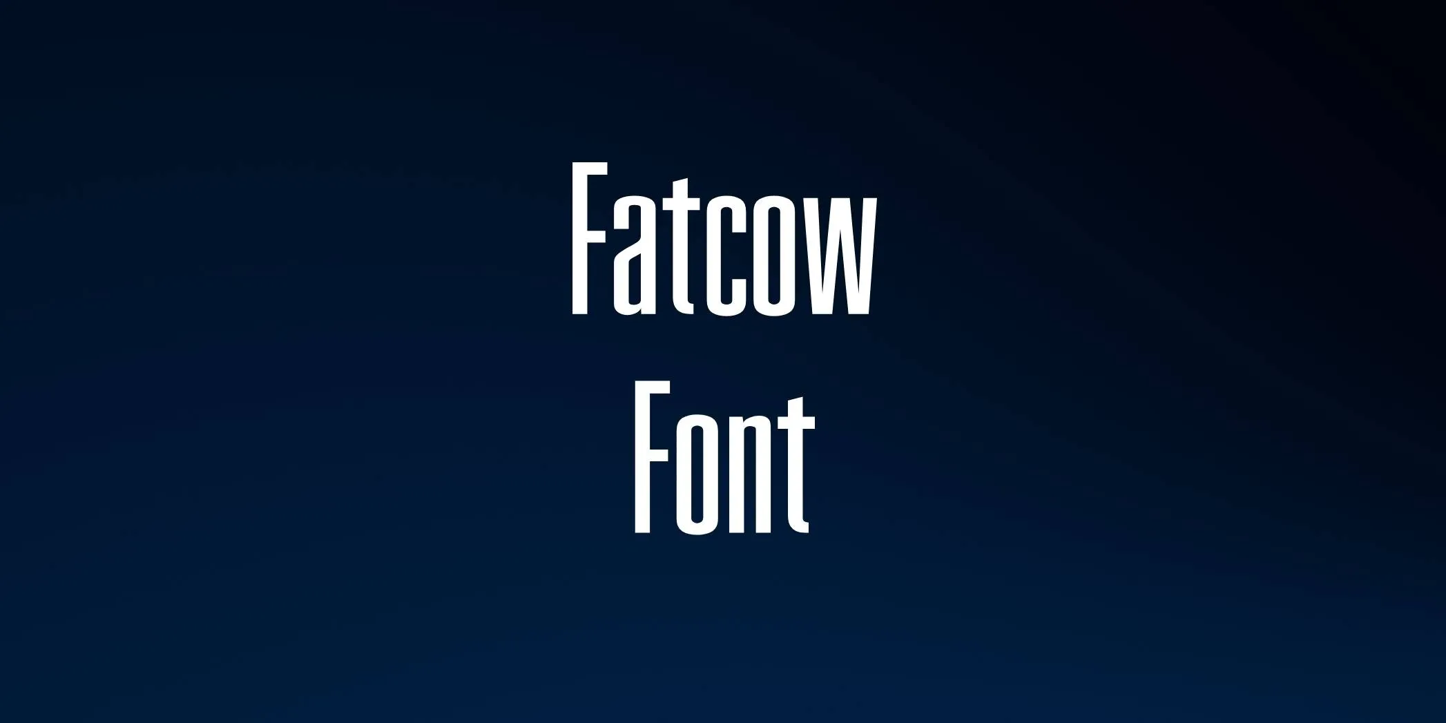 Fatcow Font Free Download