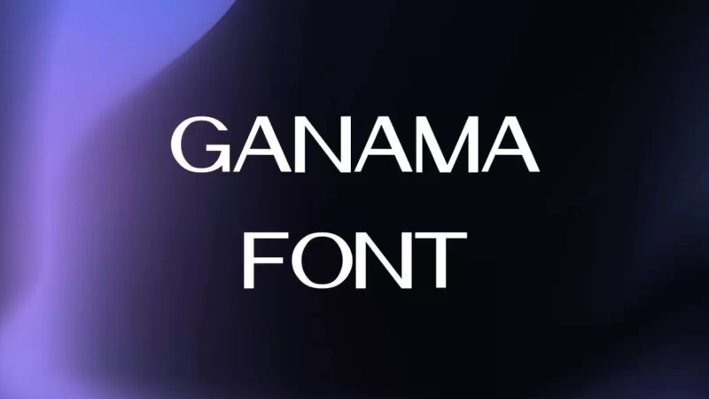 Ganama Font Free Download