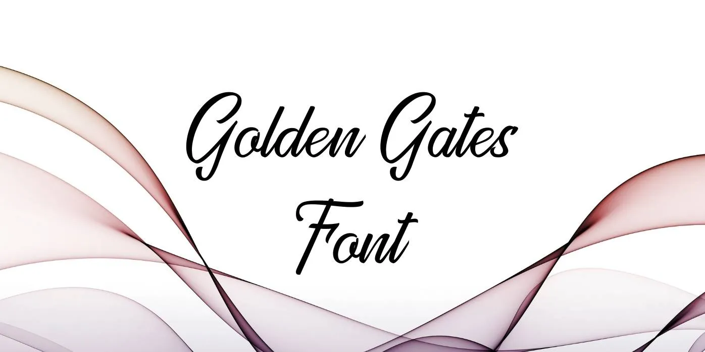 Golden Gates Font Free Download