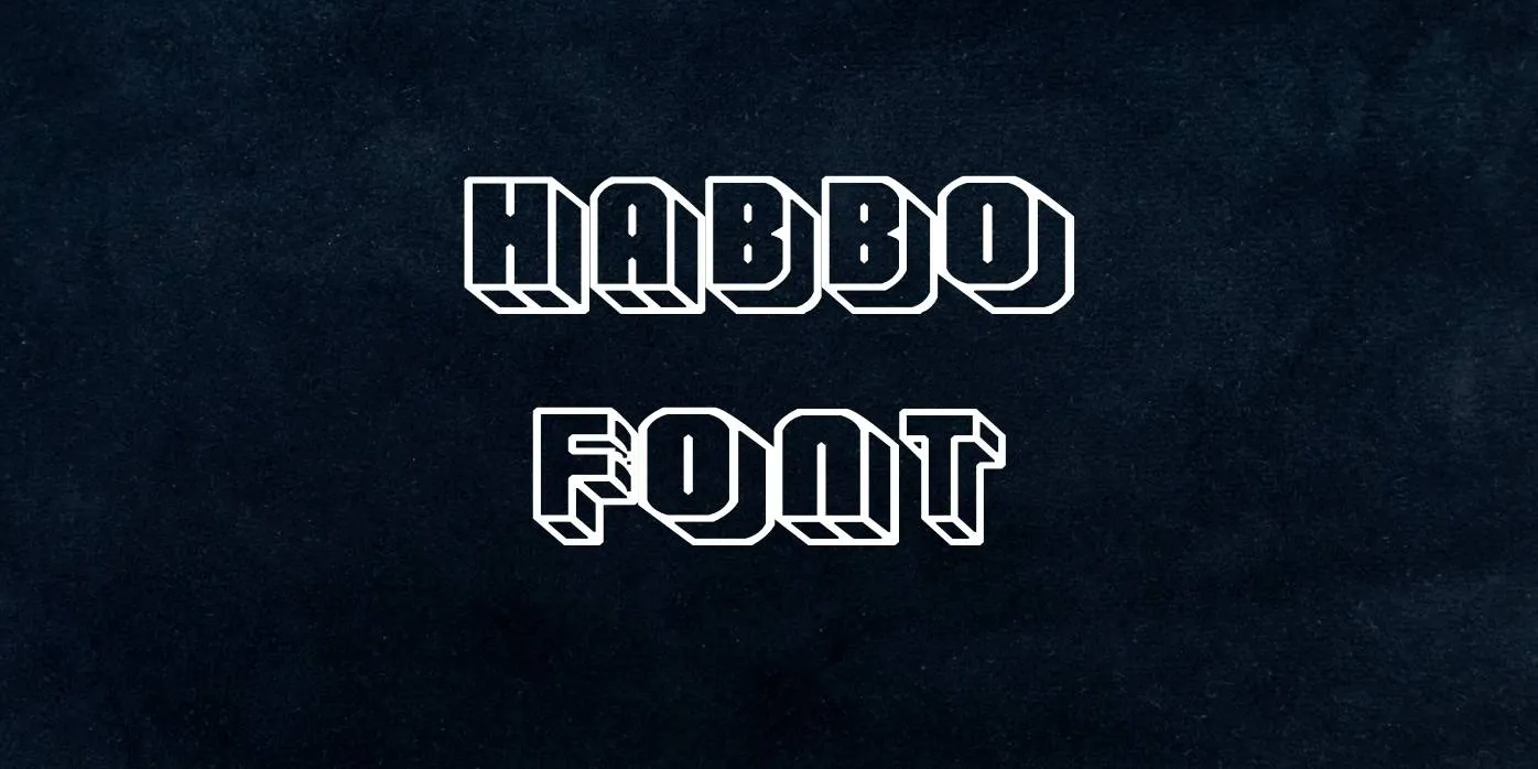 ­­­­­­­­­­­­­­­Habbo Font Free Download