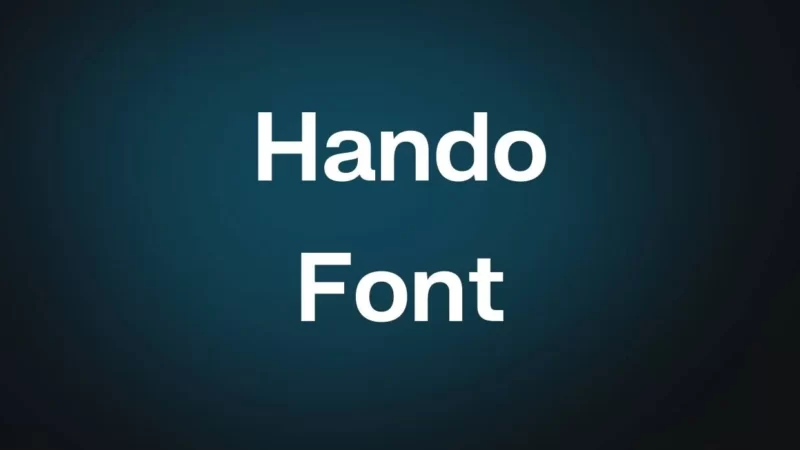 Hando Font Free Download