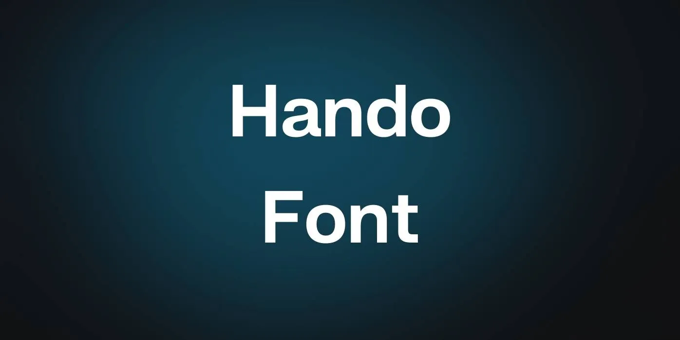 Hando Font Free Download