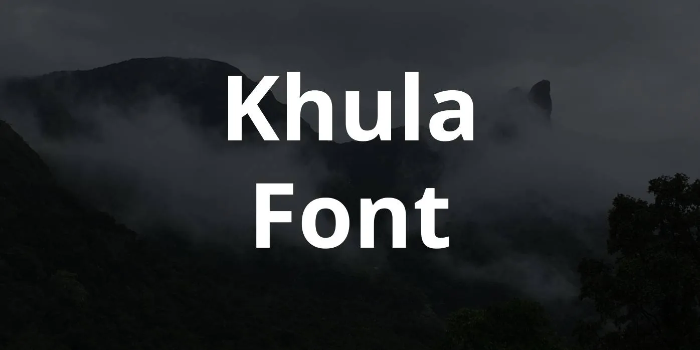 Khula Font Free Download