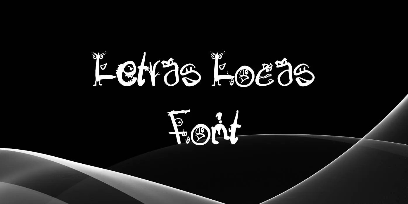 Letras Locas Font Free Download