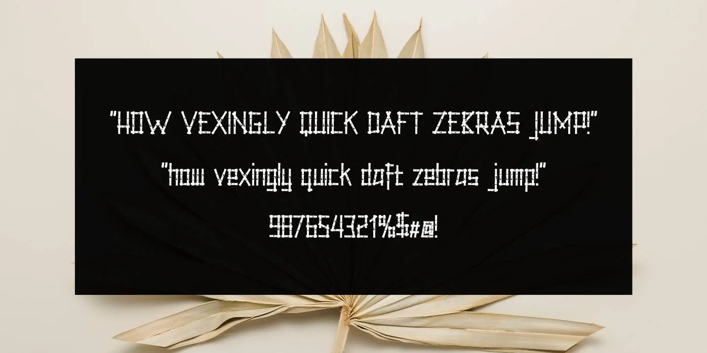 Little Bamboo Font View