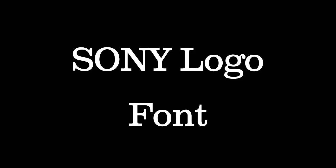 Sony Logo Font Free Download