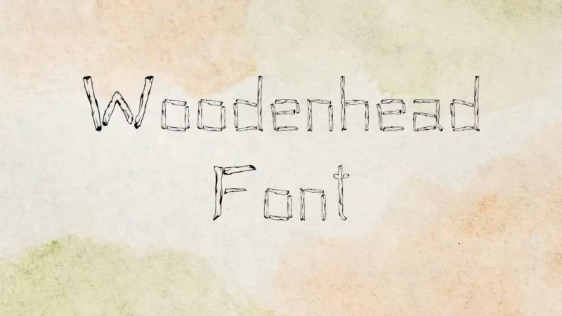 Woodenhead Font Free Download