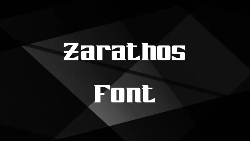 Zarathos Font Free Download