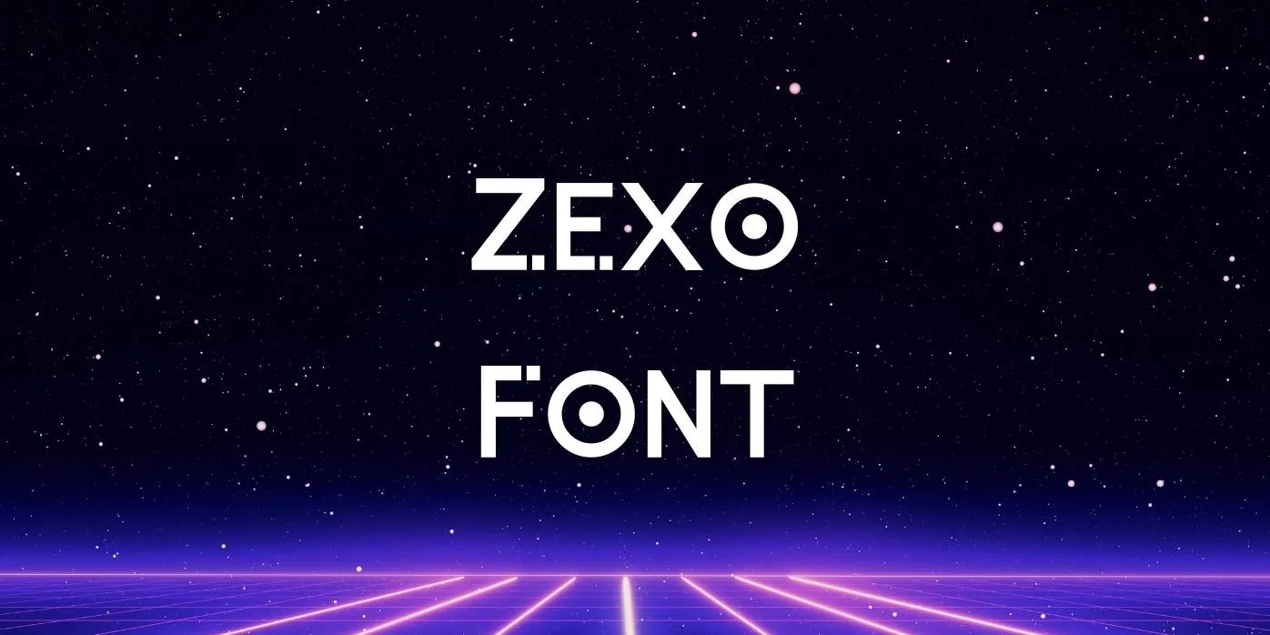 Zexo Font Free Download