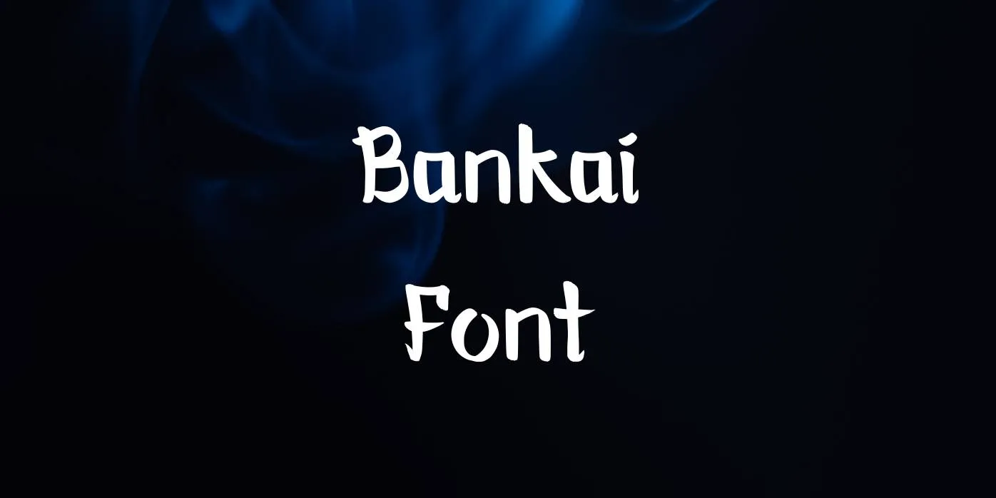 Bankai Font Free Download