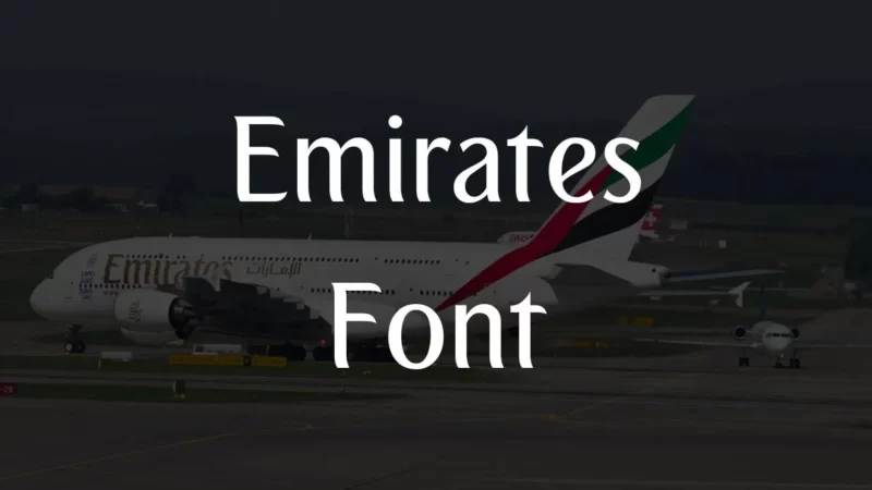 Emirates Font Free Download