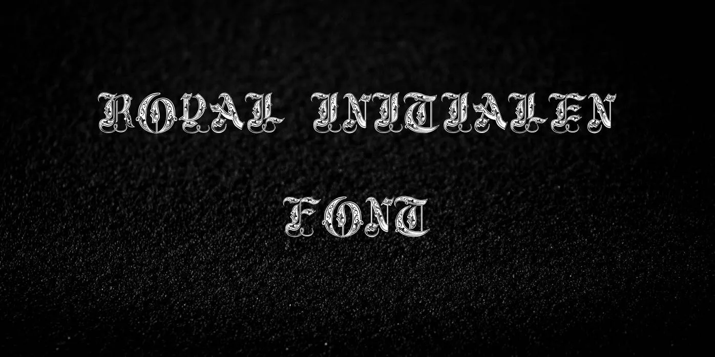 Royal Initialen Font Free Download