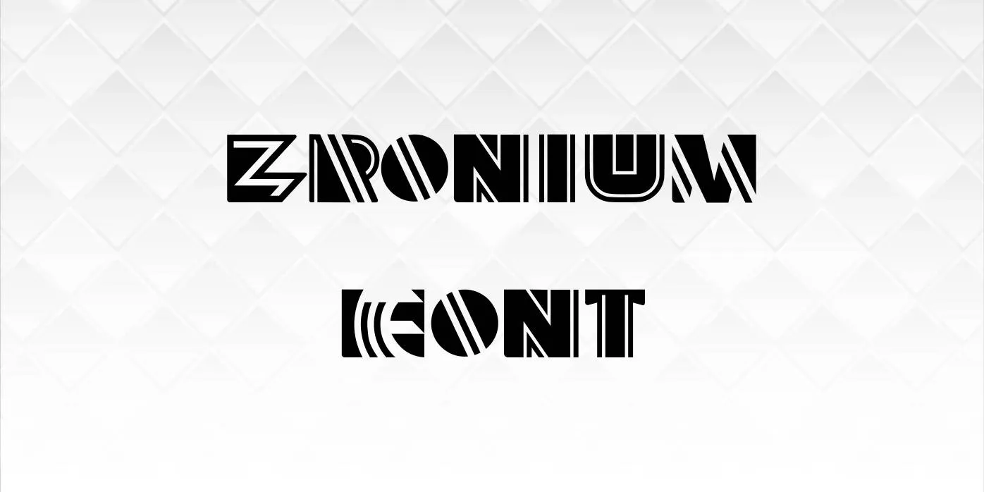 Bronium Font Free Download