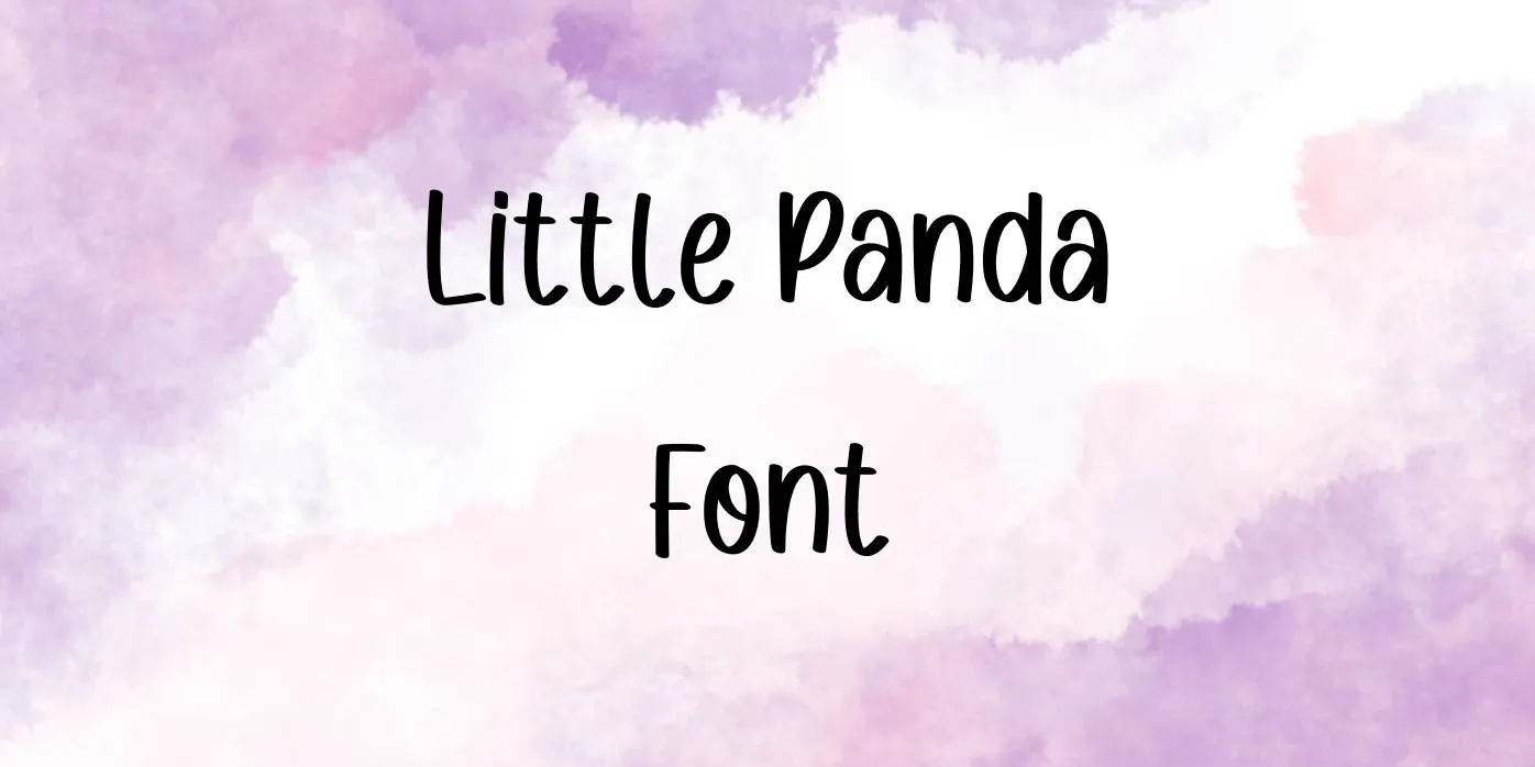 Little Panda Font Free Download