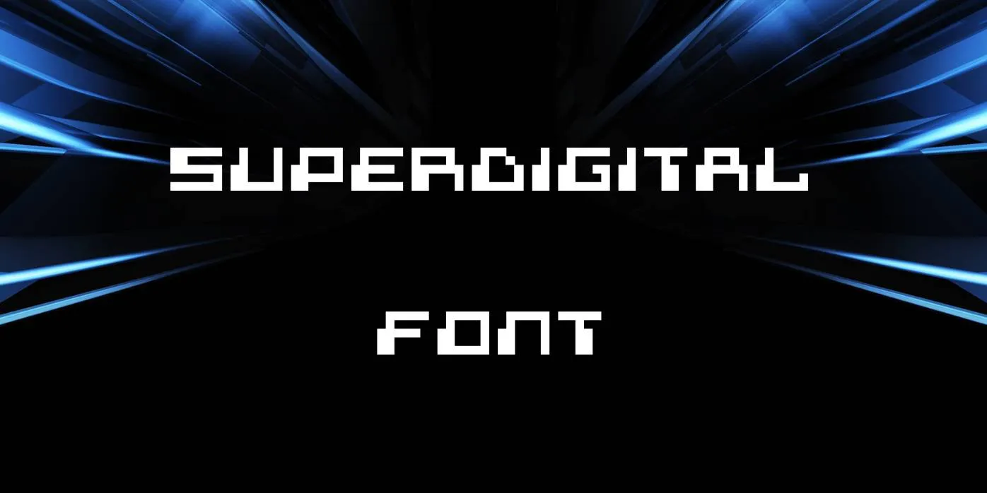 Superdigital Font Free Download