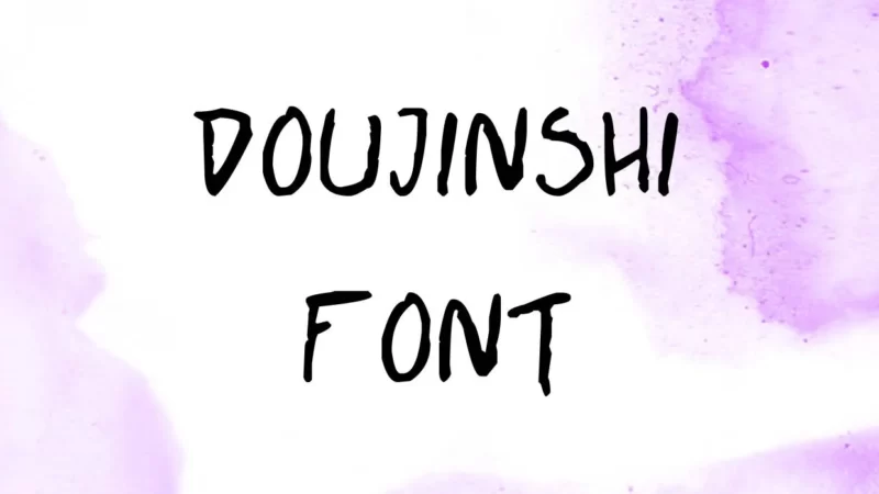 Doujinshi Font Free Download