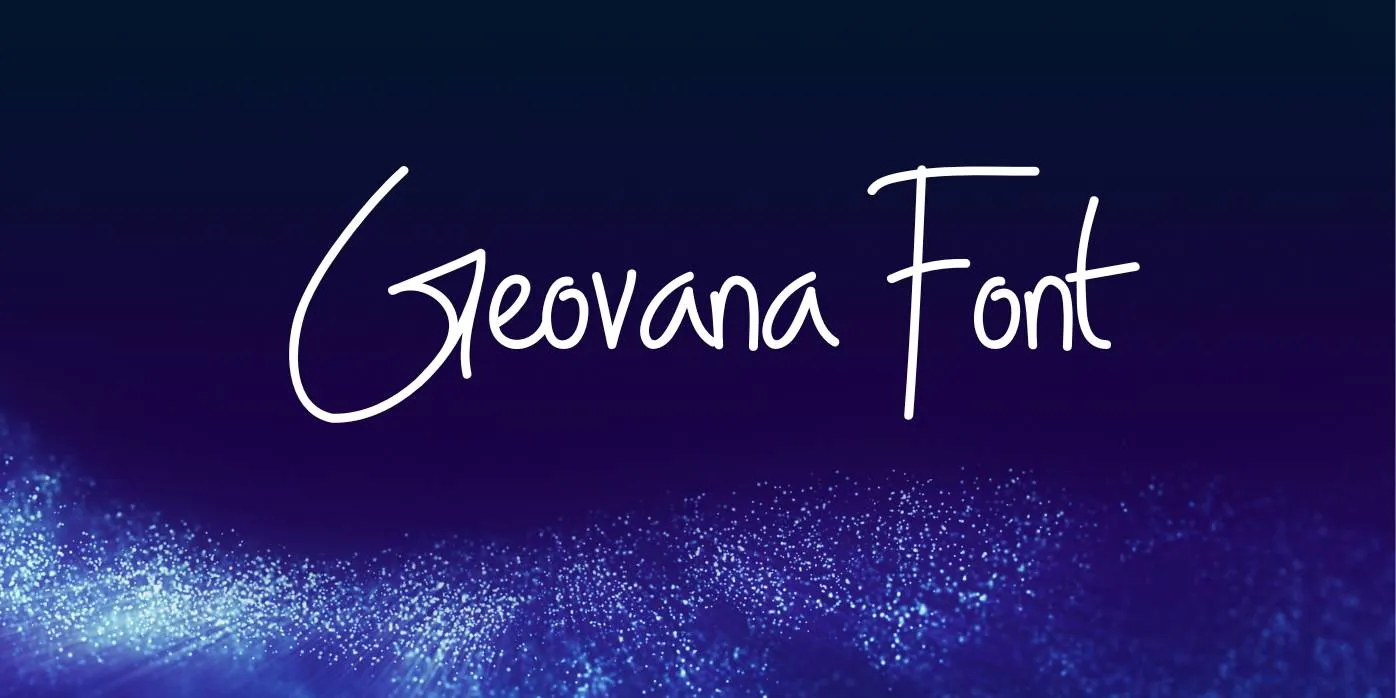 Geovana Font Free Download