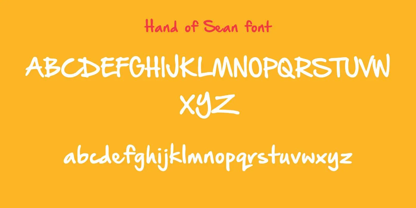 Hand of Sean Font